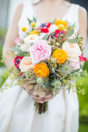 Colorful Bouquet With Various Flowers