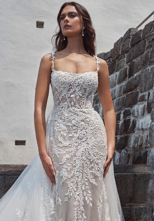 Calla Blanche 124105 Shaughna Sheath Wedding Dress - 5