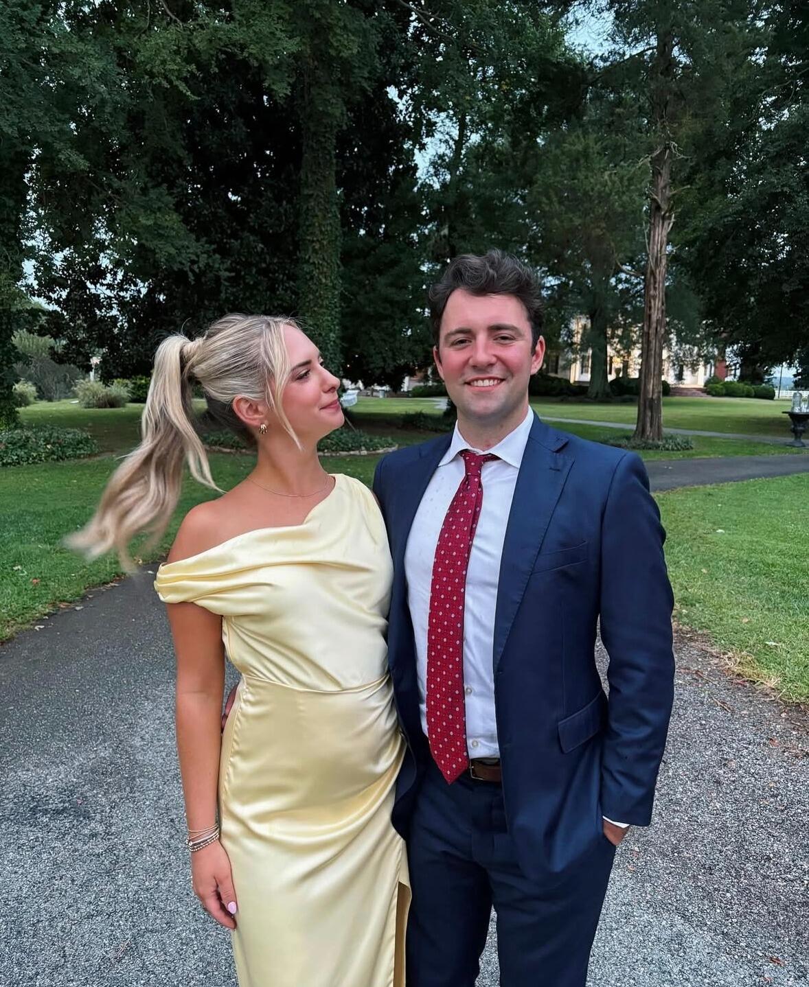 Our last wedding together before the engagement chapter began.