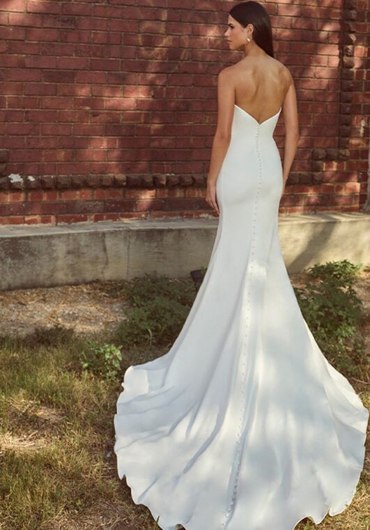 La Perle LP2508 Morven Sheath Wedding Dress - 4