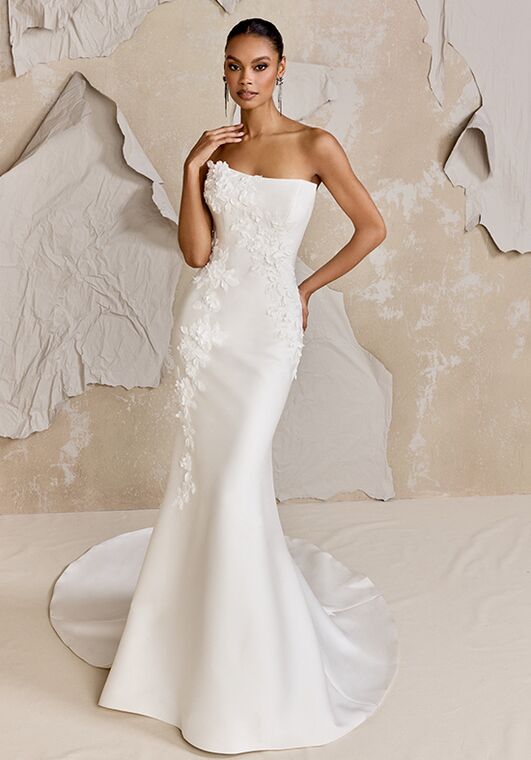 Justin Alexander Signature Dickinson Fit-and-Flare Wedding Dress - 3