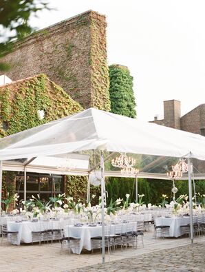 Tented Reception at The Foundry in Long Island City, New York