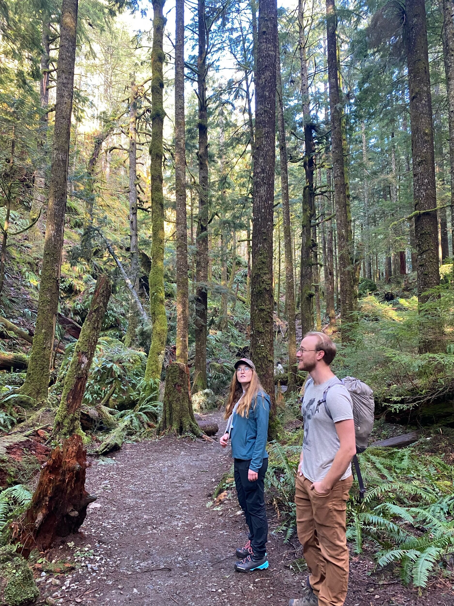 Picture of Our first hike together about one week after meeting. 