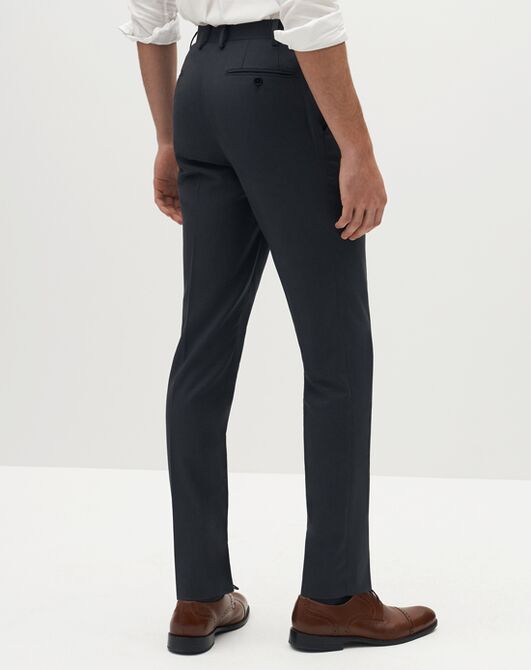 Suit Shop Men's Charcoal Gray Suit Gray Tuxedo - 2