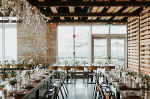The Restaurant Was Transformed Into a Romantic-and-Cozy Wedding Reception