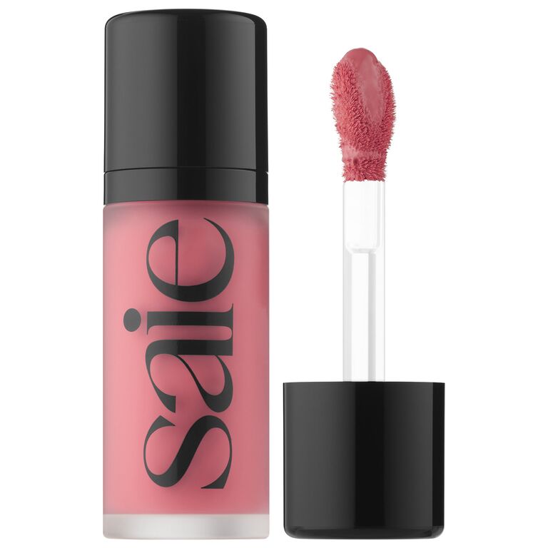 Saie liquid blush in a dusty rose color. 