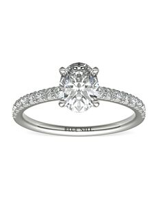 Blue Nile Oval Cut Engagement Ring