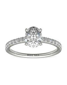 Blue Nile Oval Cut Engagement Ring