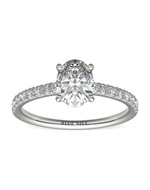 Blue Nile Oval Cut Engagement Ring