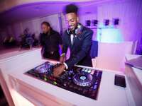 DJ performing at wedding reception