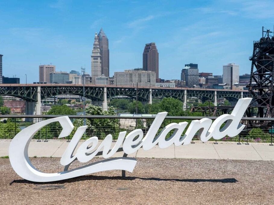 Picture of Cleveland Script Sign - Tremont