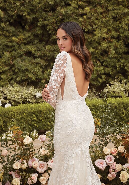 Casablanca Bridal 2476 Lauren Fit-and-Flare Wedding Dress - 2