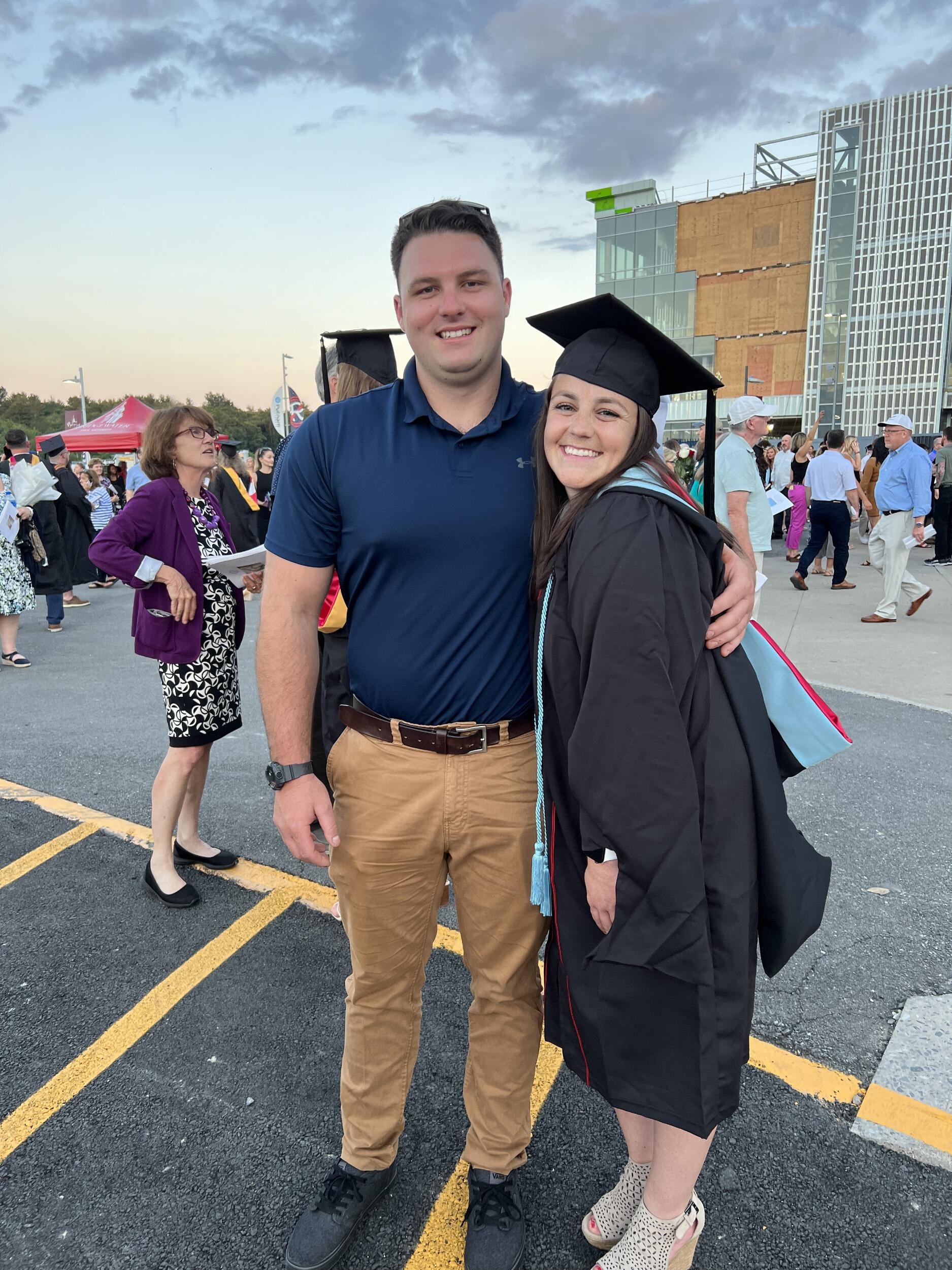 Krissy graduates with her masters