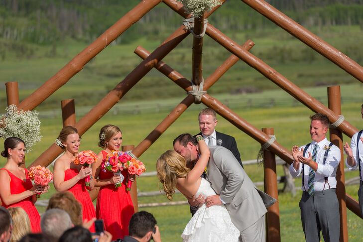 Katie and Haydn First Kiss