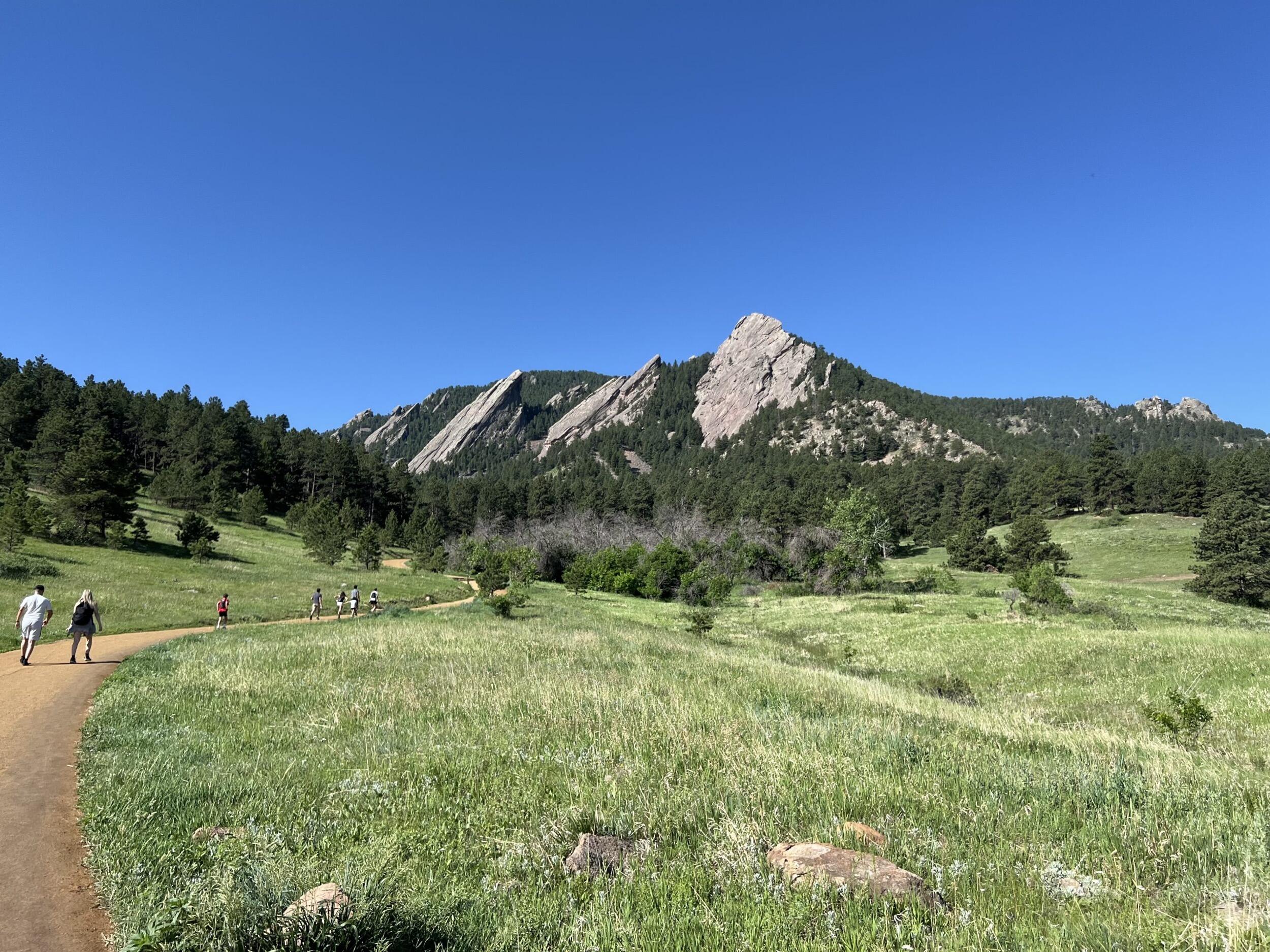 Picture of First and Second Flatirons Loop trailhead