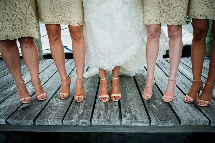 The bride and groom wanted a nautical wedding, but didn't want to go crazy with the theme. They chose incorporate white and cream to keep the color palette crisp and fresh.
