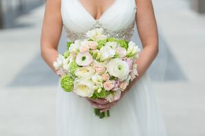 Spring Rose, Ranunculus and Stephanotis Bouquet