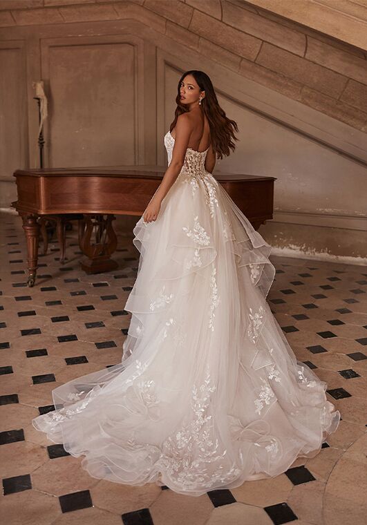 Moonlight Couture H1647 A-Line Wedding Dress - 2