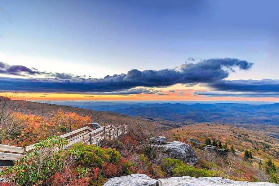Picture of Rough Ridge Lookout - Grandfather Mountain, NC.