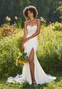 Lillian West 66331 Fit-and-Flare Wedding Dress - thumbnail - 3