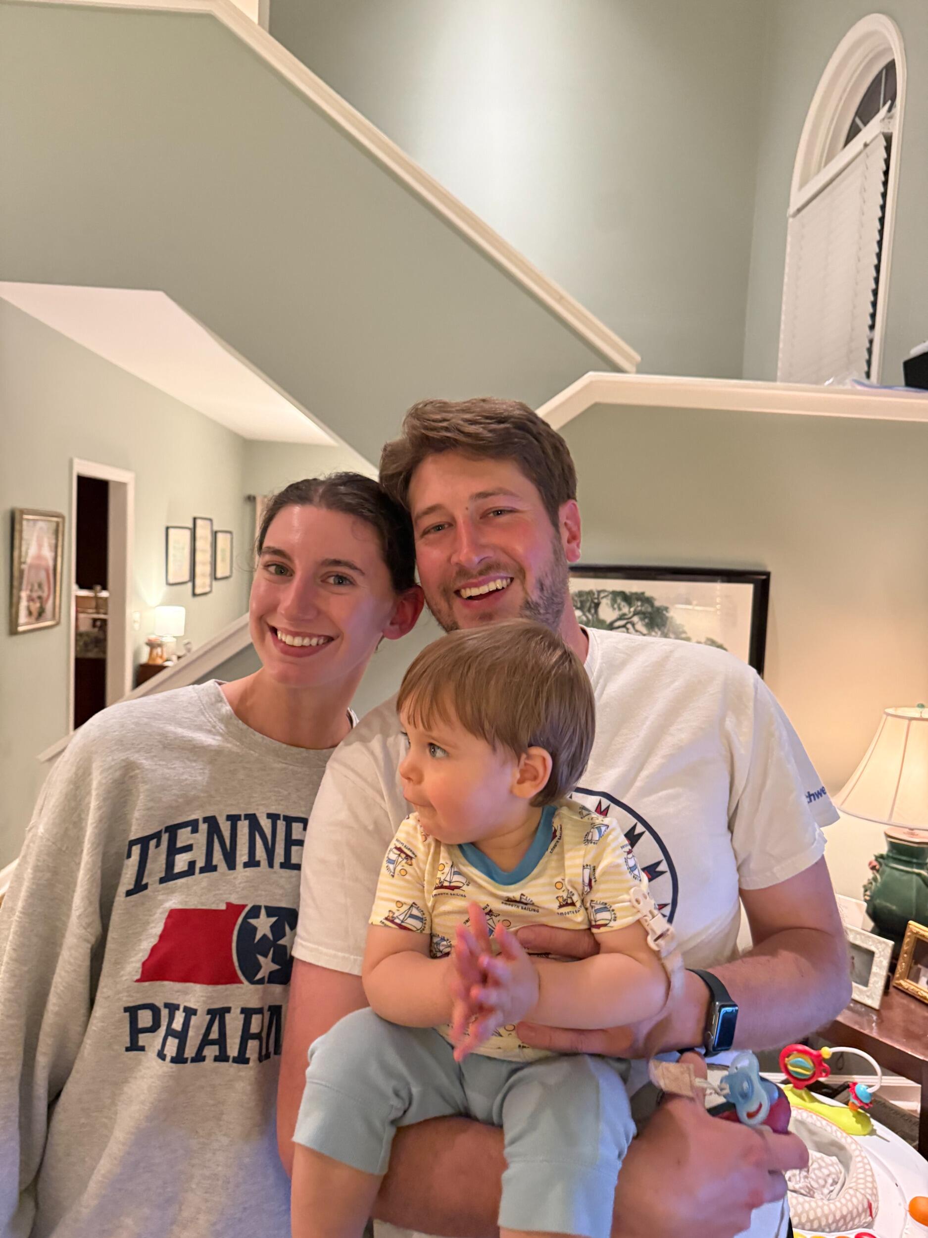Uncle Jack and (soon-to-be) Aunt Kelsie celebrating their favorite nephew's first birthday!