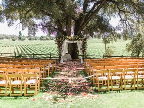 Rustic Outdoor Ceremony at Vineyard