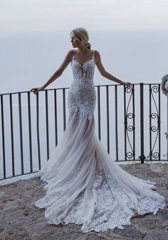 Amalfi Passion collection by Ricca Sposa Felicita 24-018 Mermaid and Trumpet Wedding Dress