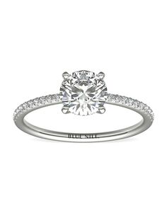 Blue Nile Round Cut Engagement Ring