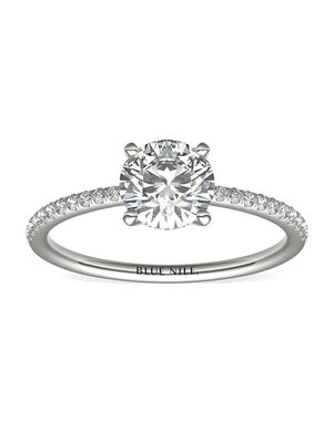 Blue Nile Round Cut Engagement Ring