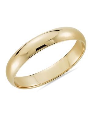 Blue Nile 601004Y14 Gold Wedding Ring