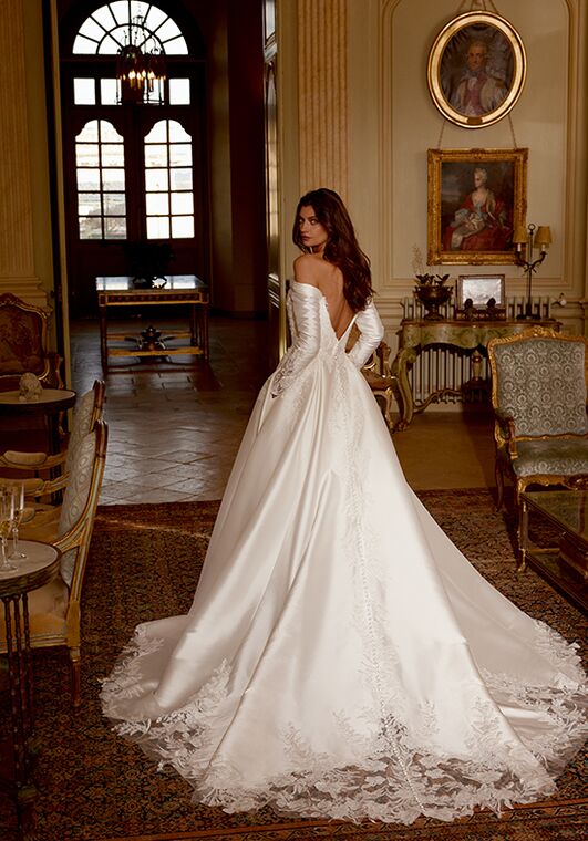 Justin Alexander Josephine A-Line Wedding Dress - 3
