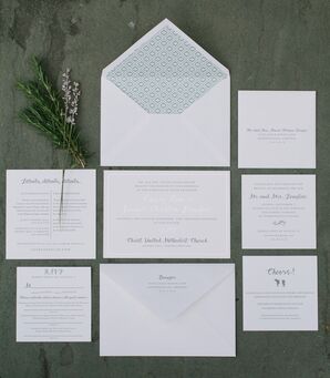 Sustainable Bamboo Letterpress Invitations