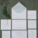 Sustainable Bamboo Letterpress Invitations
