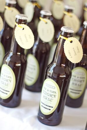 Beer Bottle Escort Cards
