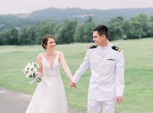 Katherine and Erik met when they were one step away from the altar—as maid of honor and best man for their close friends’ wedding. A few years later, 
