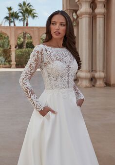 Sincerity Bridal 44425 A-Line Wedding Dress