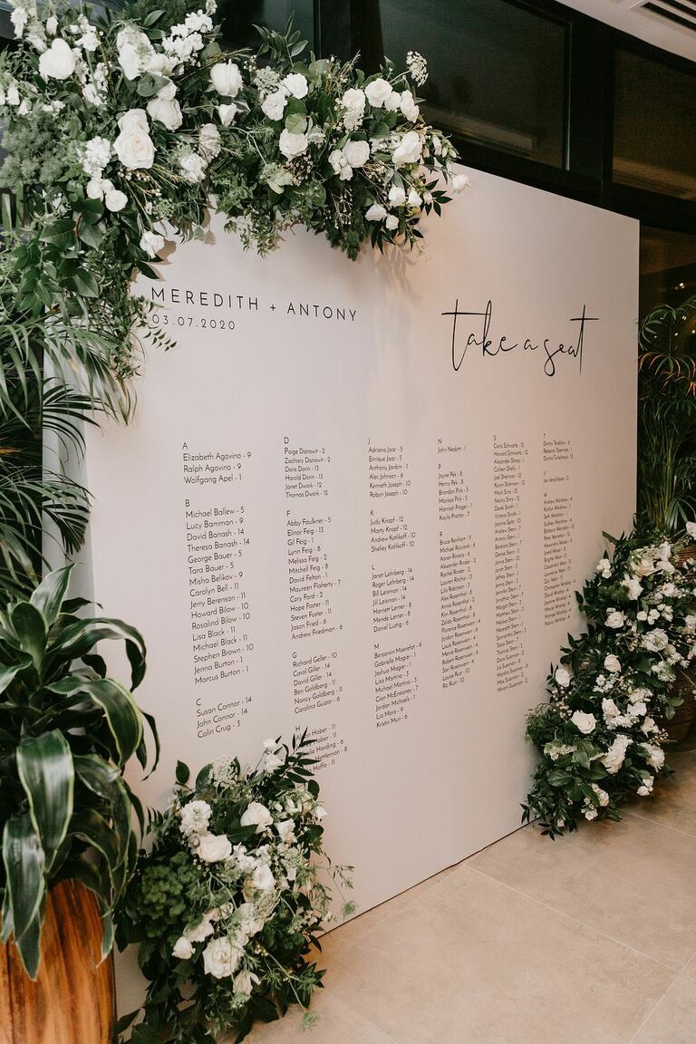 60 Wedding Seating Chart Ideas That'll Inspire You