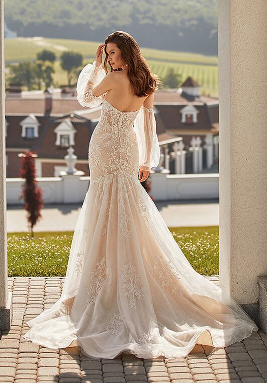 Moonlight Collection J6841 Mermaid Wedding Dress - 3