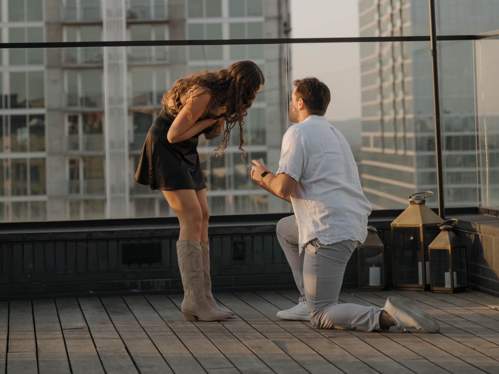 Picture of Joe proposed!