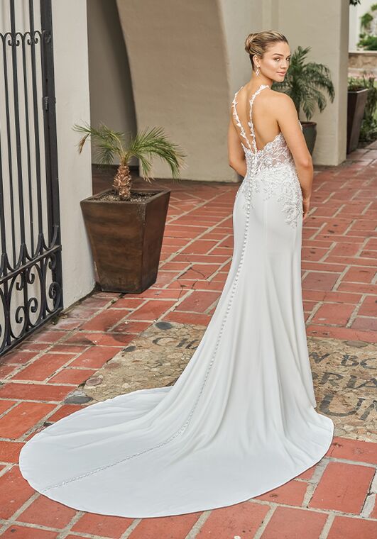 Jasmine Couture Logan Fit-and-Flare Wedding Dress - 3
