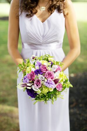 Purple Bridesmaid Bouquet