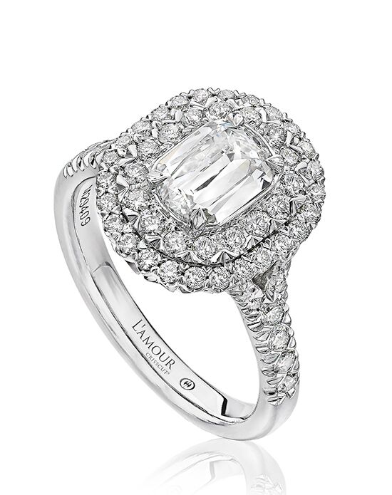 Christopher Designs Elegant Emerald, Oval Cut Engagement Ring - 1