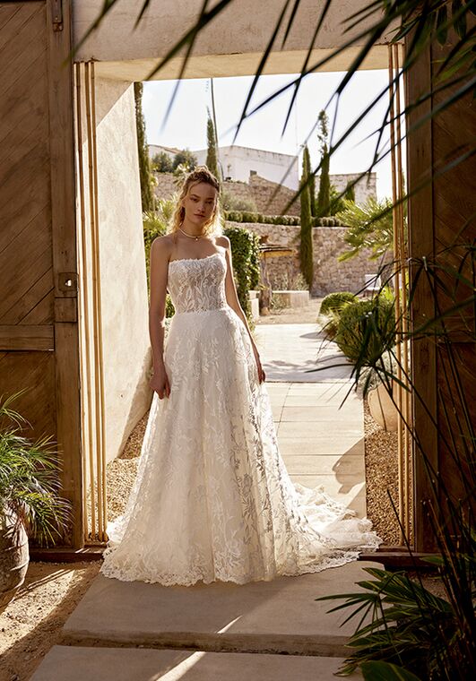 Lillian West 66376 A-Line Wedding Dress - 3