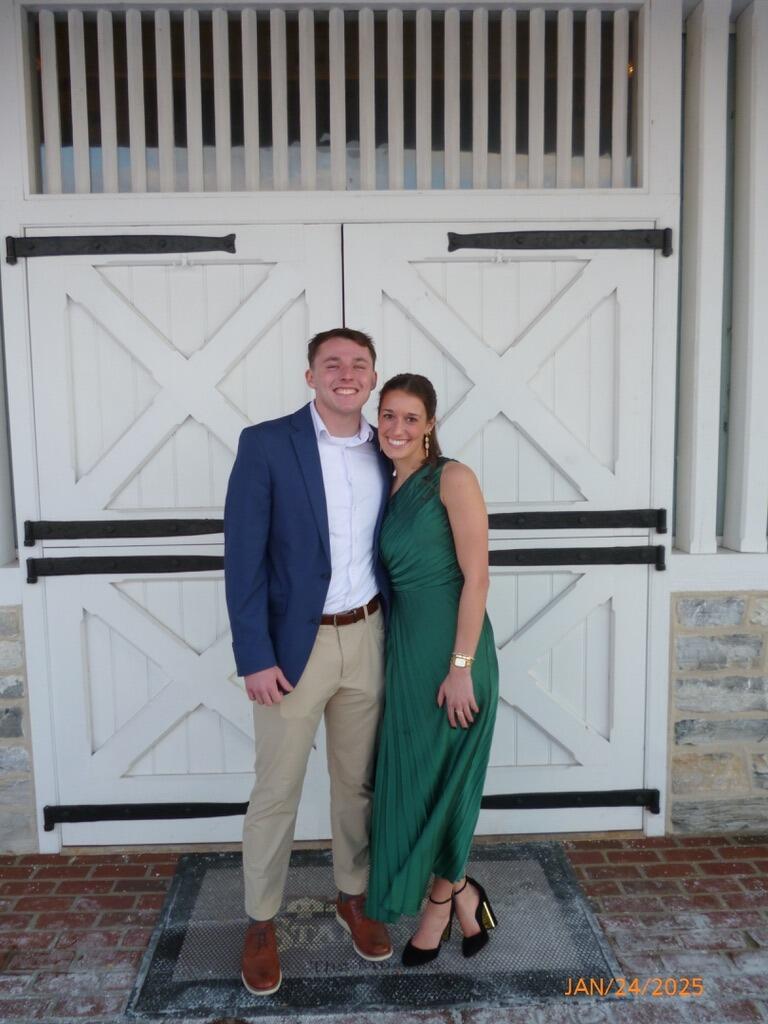 The first of many weddings that Luke and Tatum went to together during the year of 2025. 