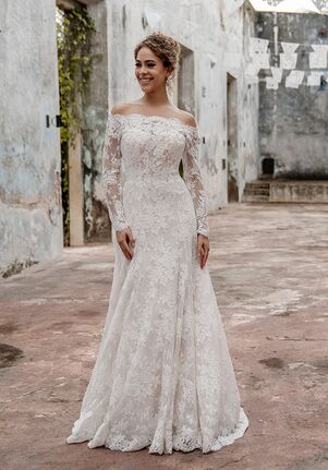 2023 Bridal Gowns A-Line Separates Off Shoulder Lace with Lace