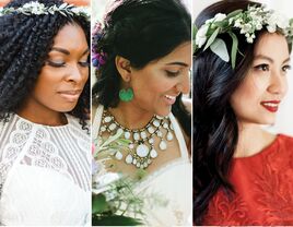 wedding hair flowers