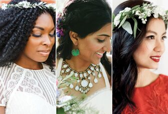 wedding hair flowers
