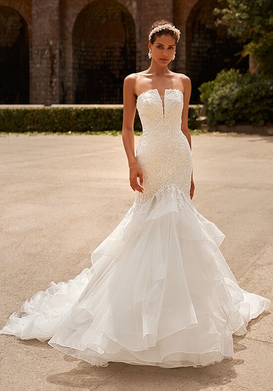 Moonlight Couture H1531 Mermaid Wedding Dress - 1