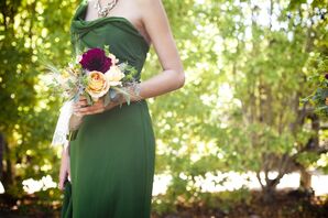 Rustic Autumnal Bridesmaid Bouquet