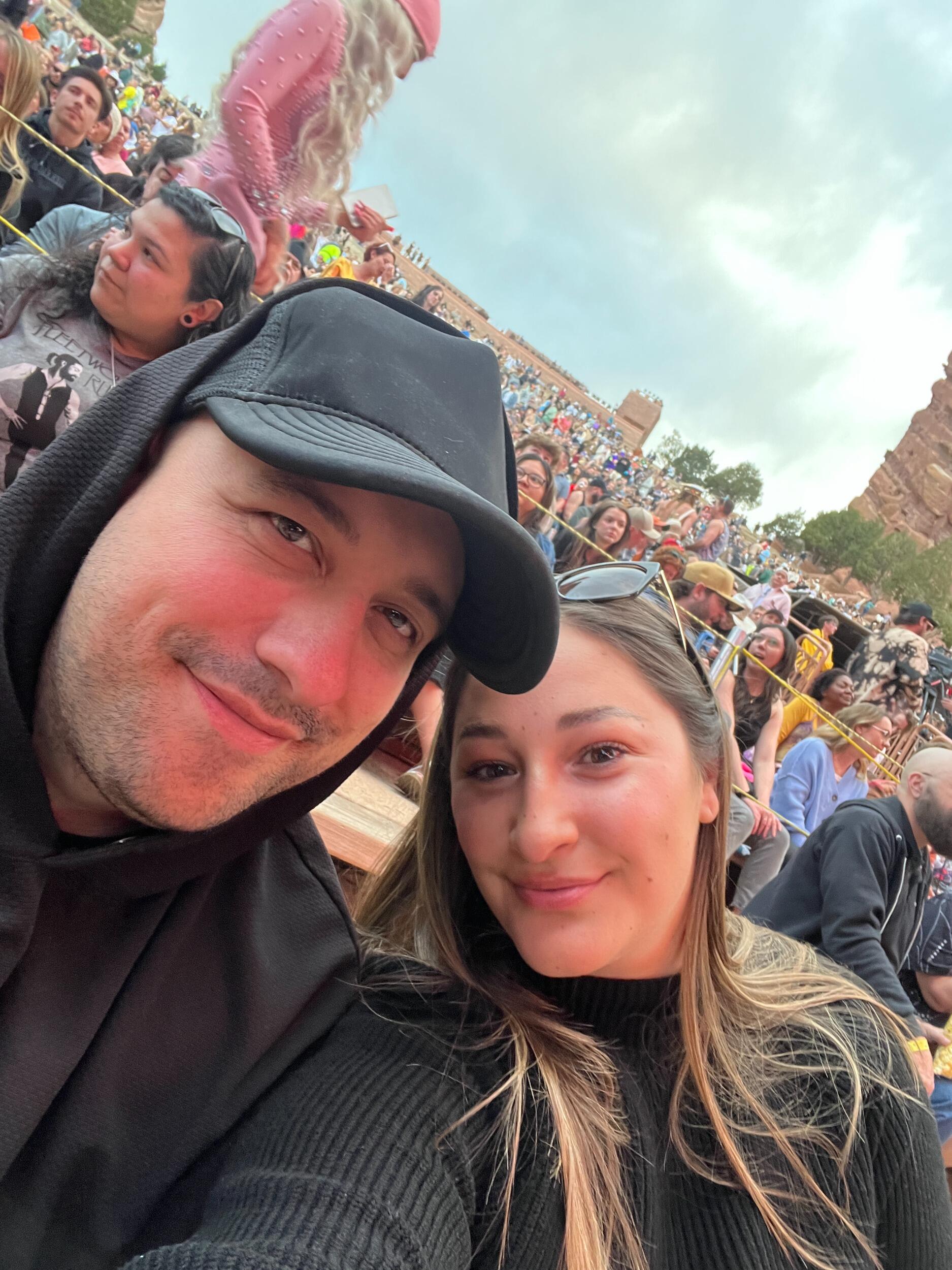 Saw Rachel's favorite artist, Elderbrook, at Red Rocks. 